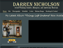 Tablet Screenshot of darrennicholson.net